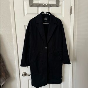 Alo VIP Blazer Trench in Black